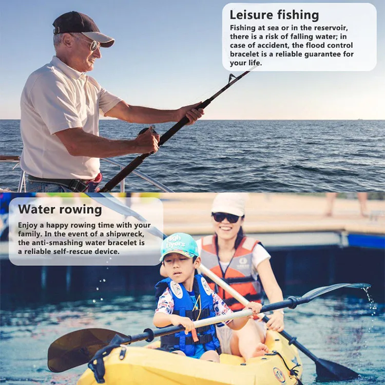 Factory Price Anti-Drowning Water Bracelet Diving Swimming Underwater Safety Self-Rescue Wrist Strap