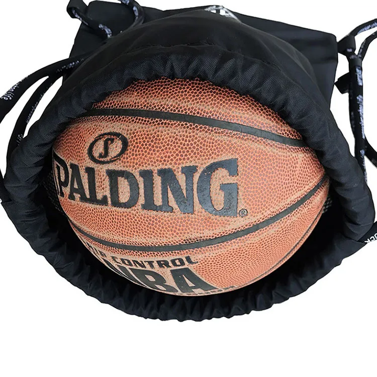 2022 High Quality With Pu Corner Customized logo Printed Nylon Drawstring Backpack