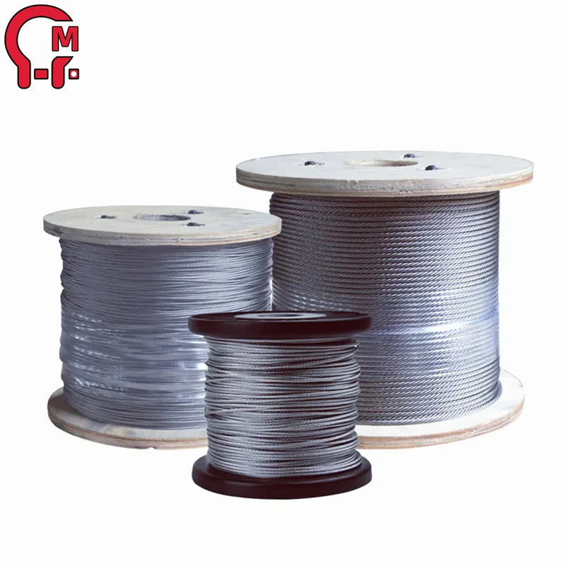 HLM  factory direct black 16mm steel wire rope diameter 34 mm for tower crane