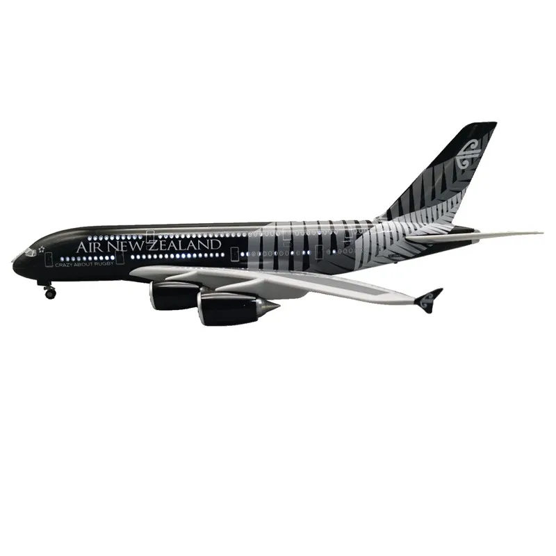 Large Scale 1:160 46cm Air New Zealand Model Airplanes Aircraft Airbus A380