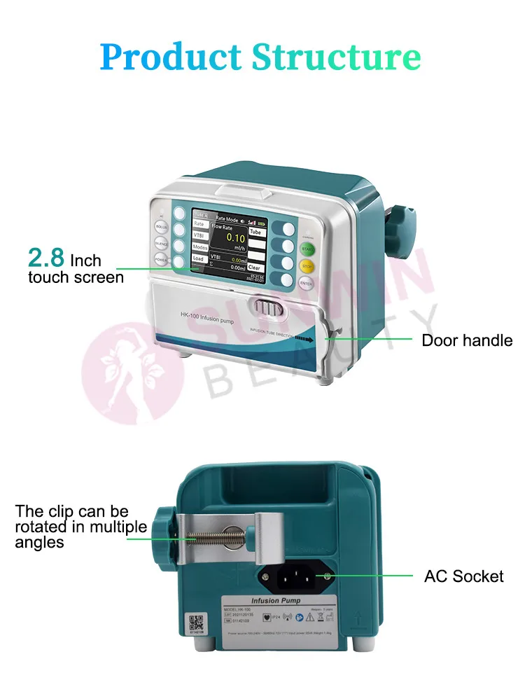 2023 Infusion Modes Medical Portable High Quality Infusion Pump For Clinic