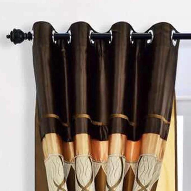 French Window Joint Embroidery Curtain Panels Turkish Window American Curtain Designs Material Samples