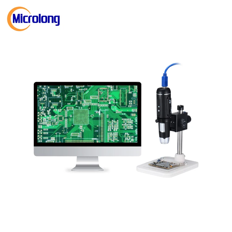 Оптовая продажа с фабрики портативный промышленный 8 LED 5MP пикселей HD USB 3,0 цифровой микроскоп