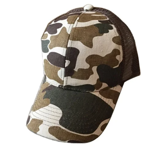 
Custom blank camo trucker cap 