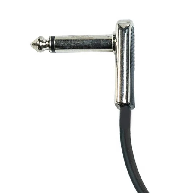 Basic  Guitar Patch Cable 1/4 inch Gold Plated 2pcs Pack  6 Inch Perfect for Pedals