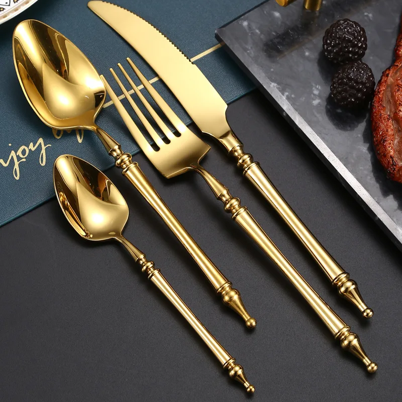 Silverware Flatware Cutlery Set Durable Stainless Steel Tableware