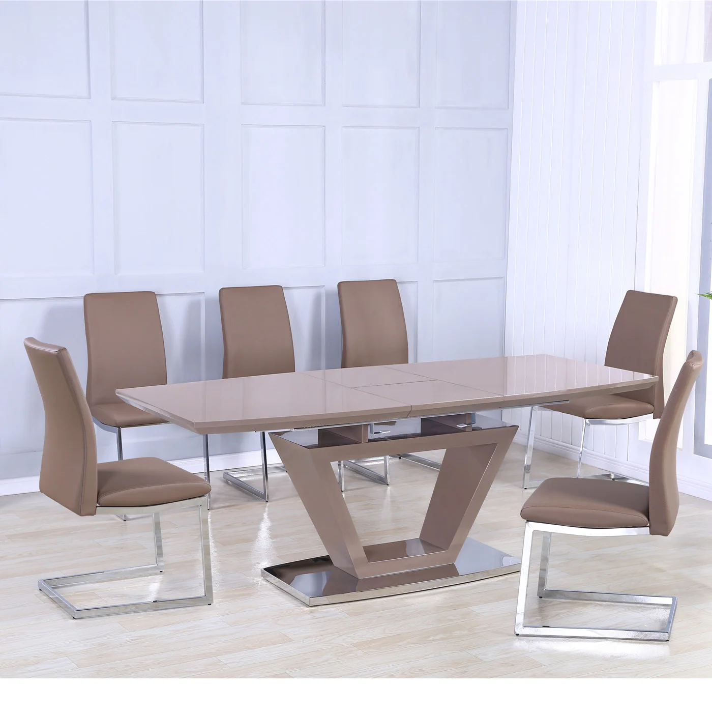 Мебель для дома, лучший дизайн, роскошный выдвижной обеденный стол в современном стиле