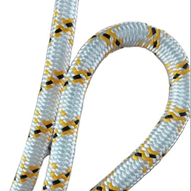 Hot Selling  Outdoor Rock Climbing Rope texture Maritime Rope  PP multifilament solid braid nylon rope