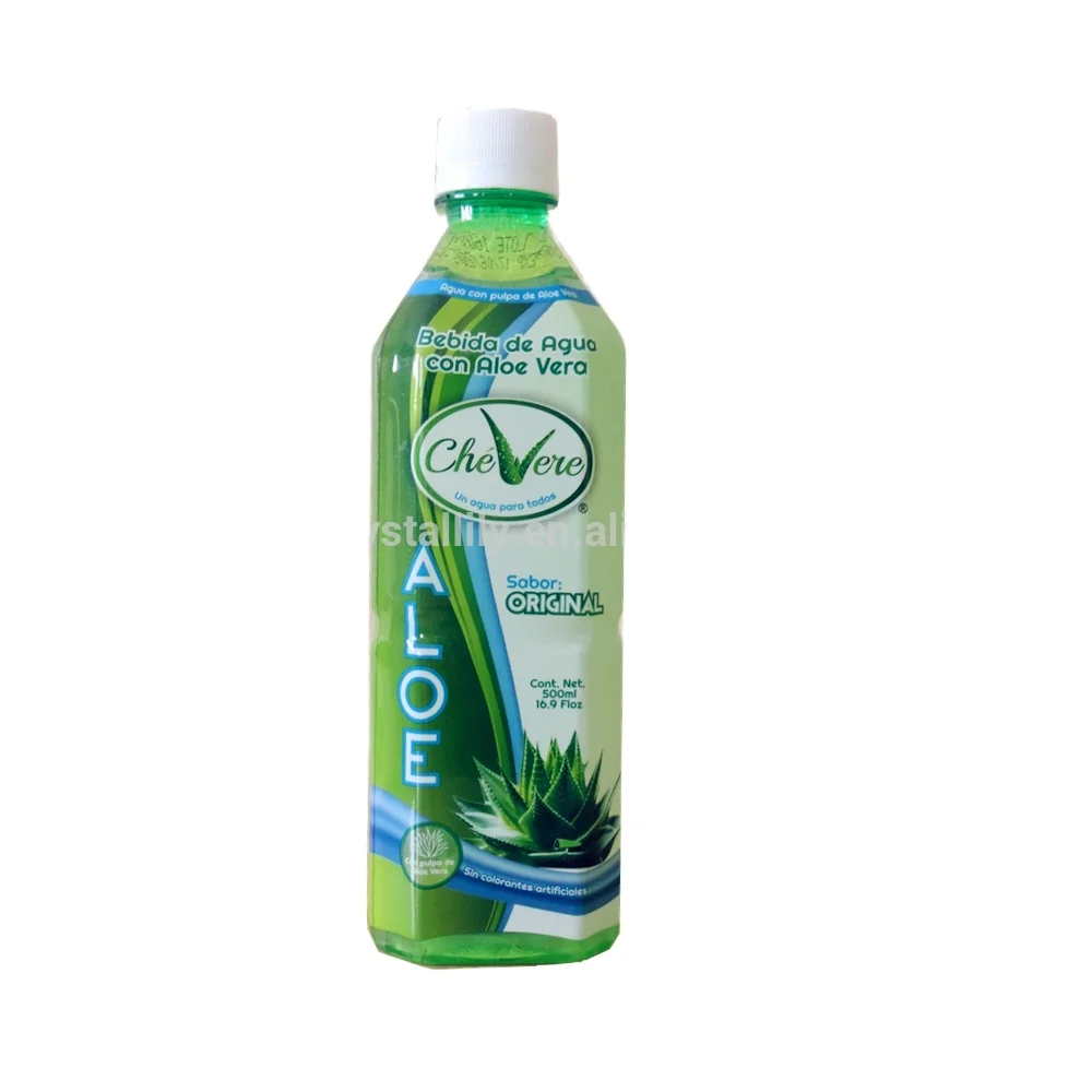 
30% organic aloe vera drink new label aloe drinks sugar free 500ml 