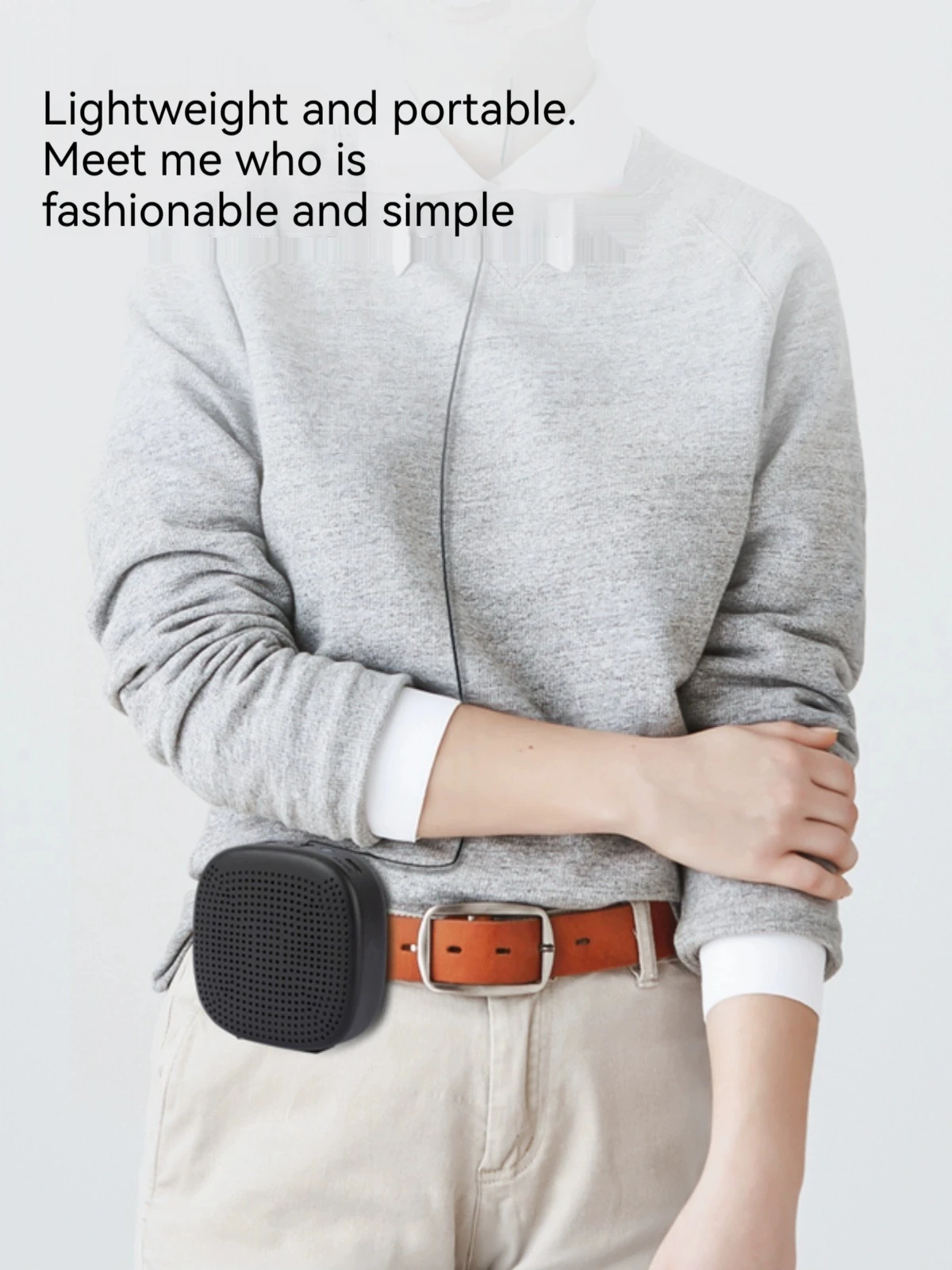 Deli 51054 Little Bee Megaphone Teacher Class Guide Portable Charging Speaker Microphone