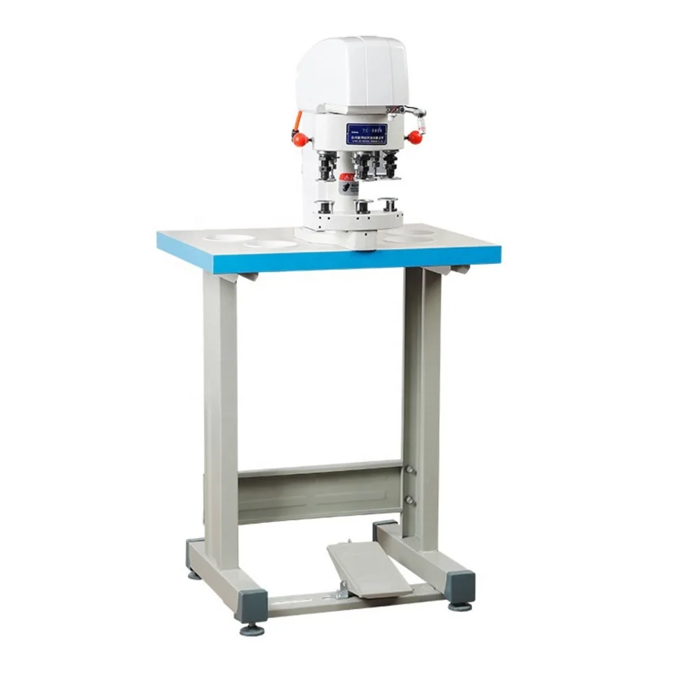 Automatic Pneumatic Computerized  three-head servo motor  machine  electric  eyelet snap  button attaching punching machine
