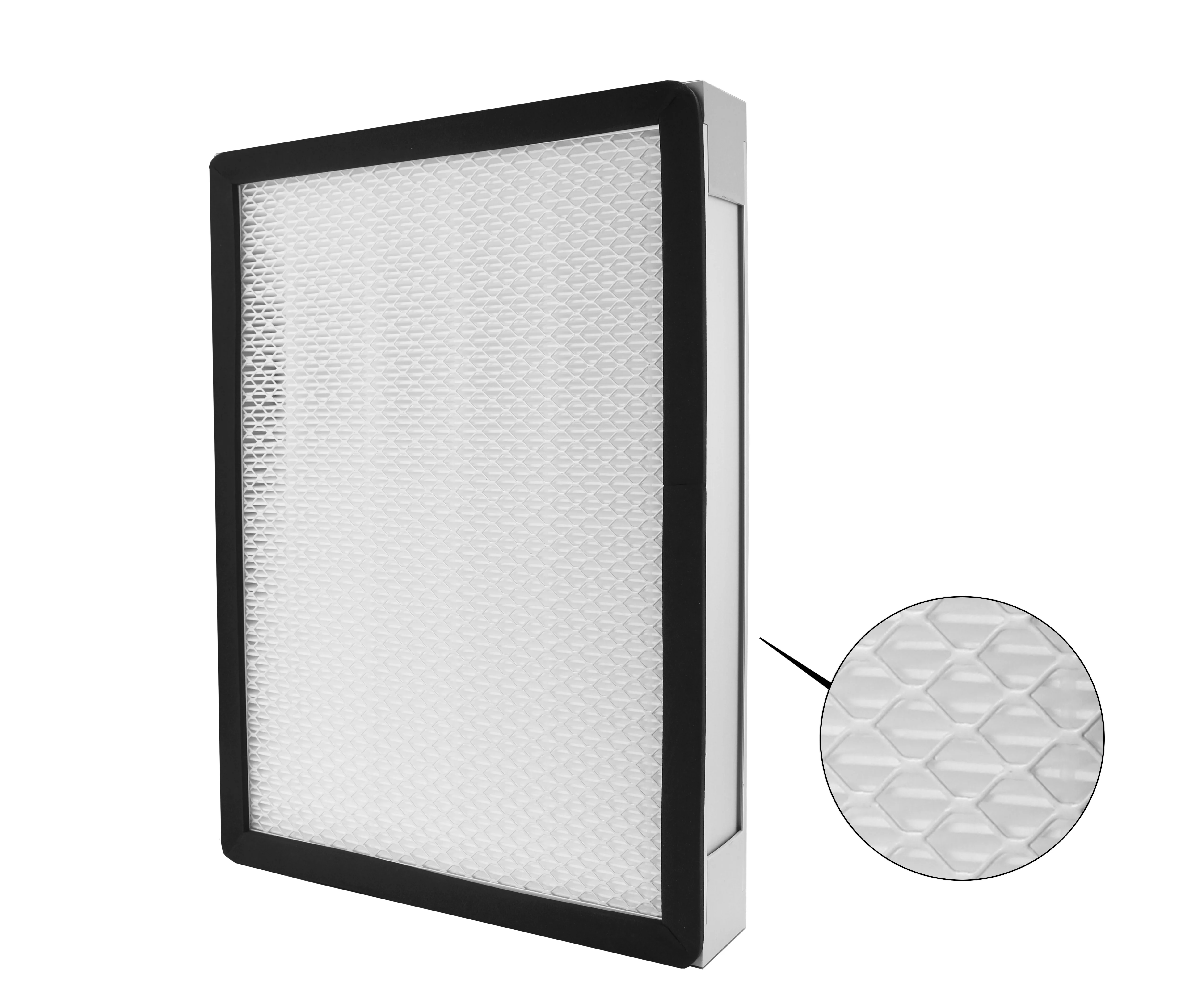 HEPA filter replacement air purifier mini pleated fiberglass filter paper clean room HEPA Panel filter