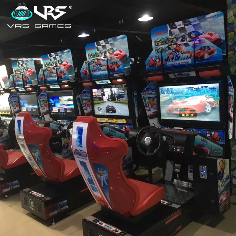 F1 чеканка Монетный гоночный симулятор игры Электронная аркадная игра автомобиль