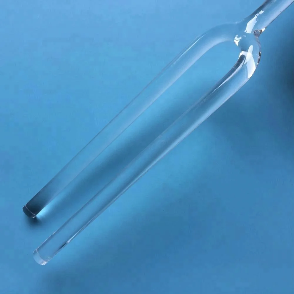 crystal tuning fork for sound healing with rubber sticker