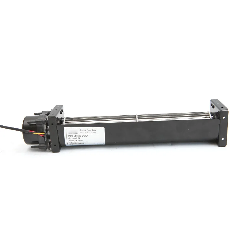 LONGWELL ac dc ec double cross flow fan blower with aluminum plastic impellers for HVAC heat exhanger wood stove