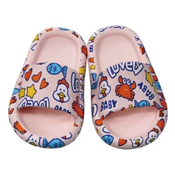 2021 новая детская шлепанцы EVA ванная комната Противоскользящие тапочки верхней одежды для мальчиков и девочек милые утепленные крутые шлепки