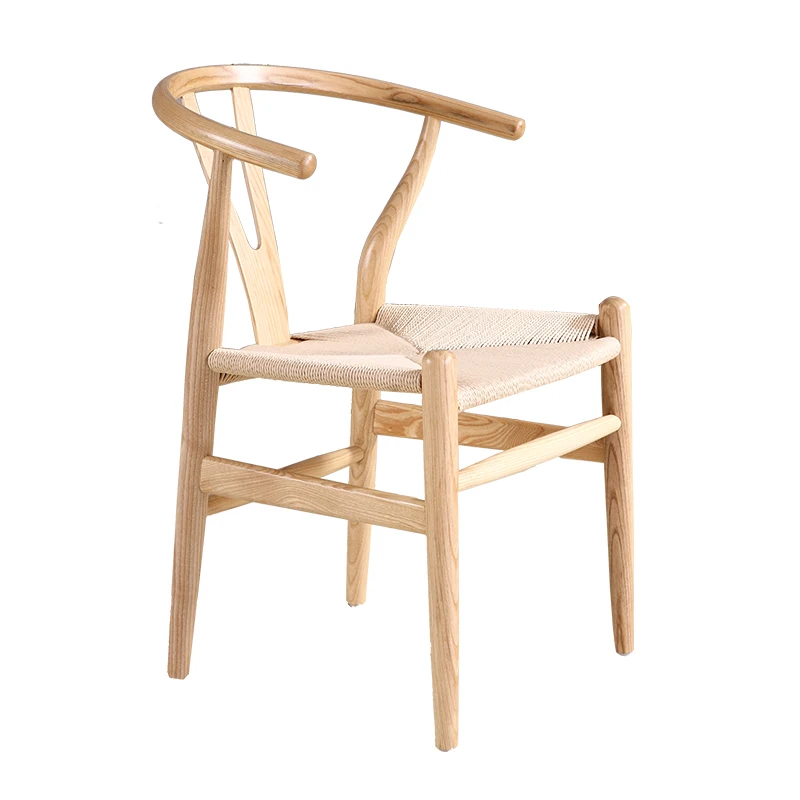 Simple Design Restaurant Furniture Wooden Dining Chair Creative Y shape Chair Wishbone Chair