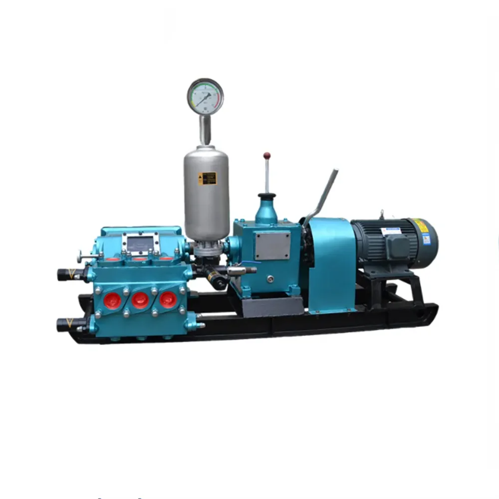 BW150 Electric portable triplex mud  pumps for drilling rig price slurry muck cement pressure pump for concrete price for sale