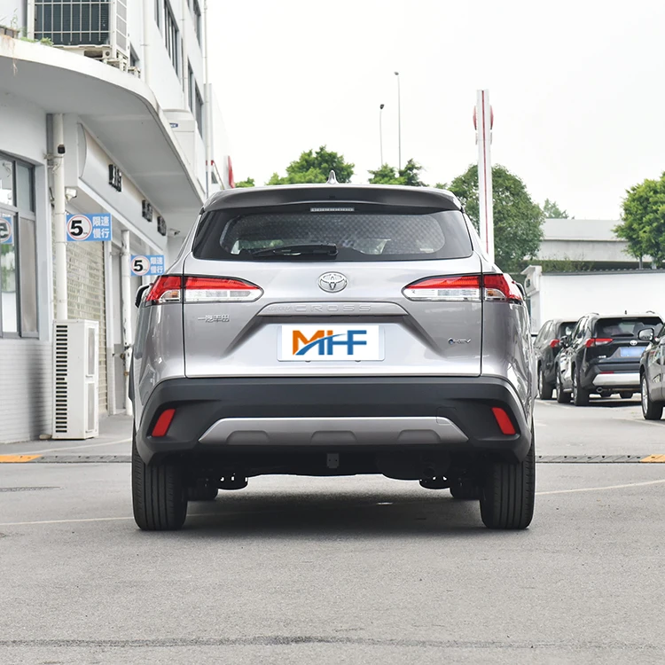 2024 Toyo-Ta Coroll-A Cross Gasoline Auto Cheap Petrol Car with Aluminium Alloy Roof Rack in Stock in Azerbaijan