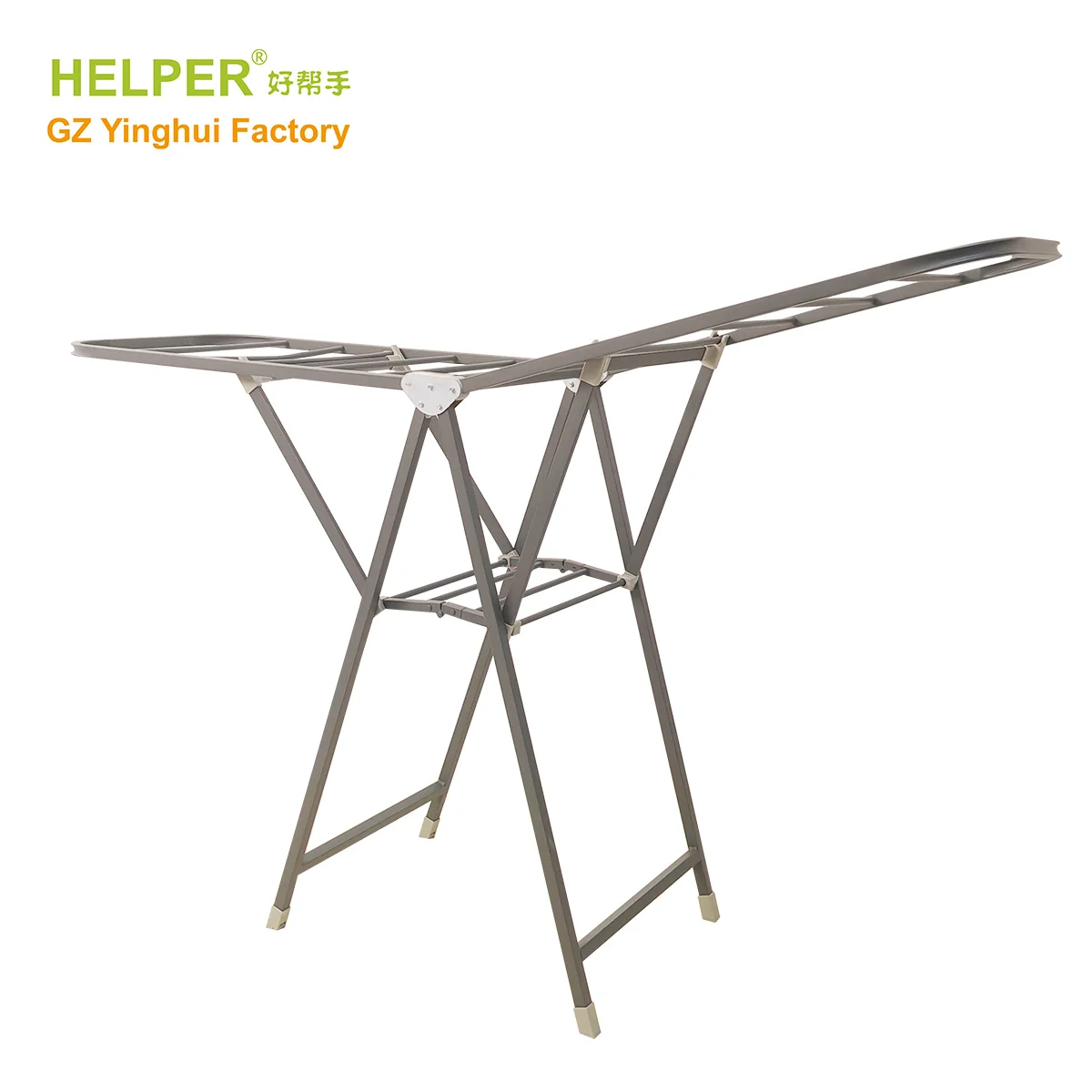 PT-7019 Factory wholesale high quality Folding clothes drying rack Indoor outdoor balcony