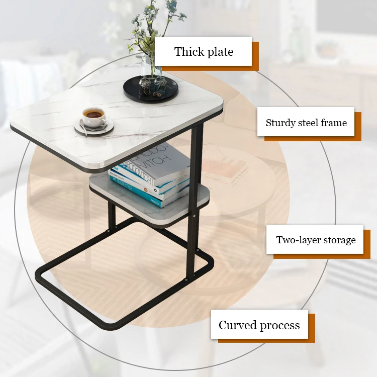 
Marble Coffee Table Multifunction Small Nordic High Gloss Luxury Top Modern Living Room Gold Set Metal Marble Coffee Table 