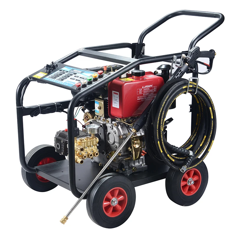 DUMILE 1800psi -4000psi  Commercial Cleaner Industrial Oil High Pressure Washer Diesel Engine High Pressure Car Washer