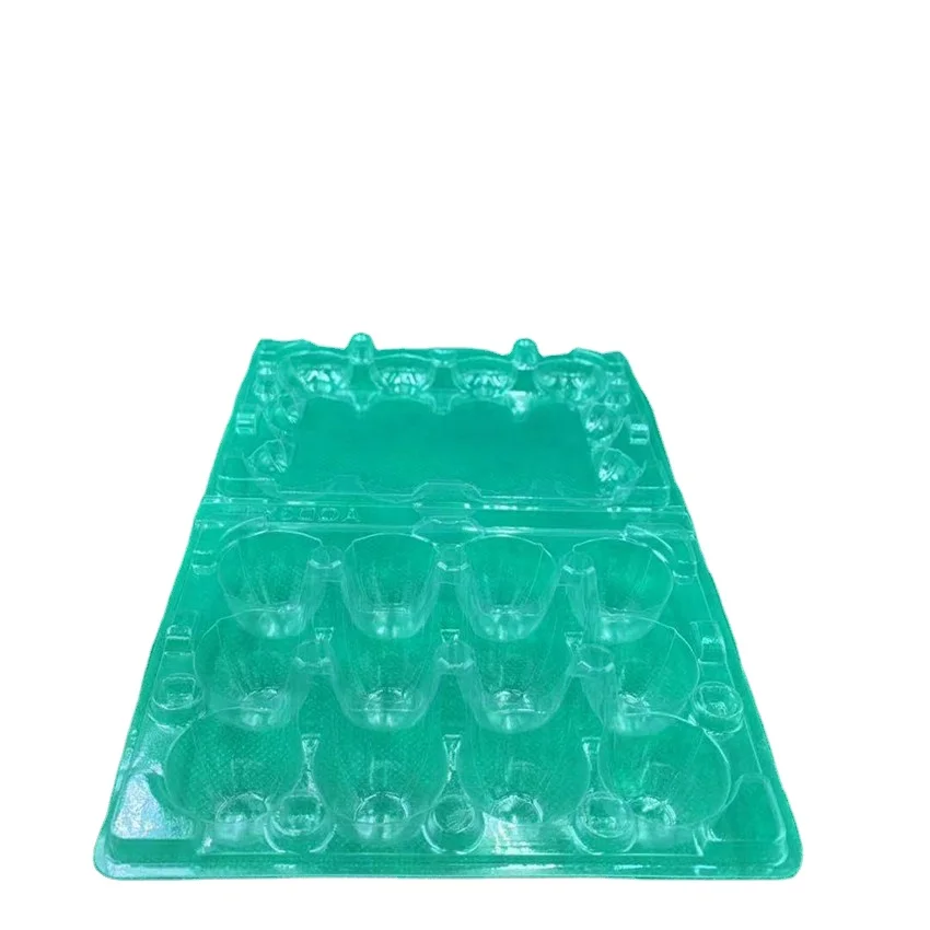 Cheap 12 Cells Clear Plastic quail  Egg Tray  for protective packing from xiantao quail egg plastic box
