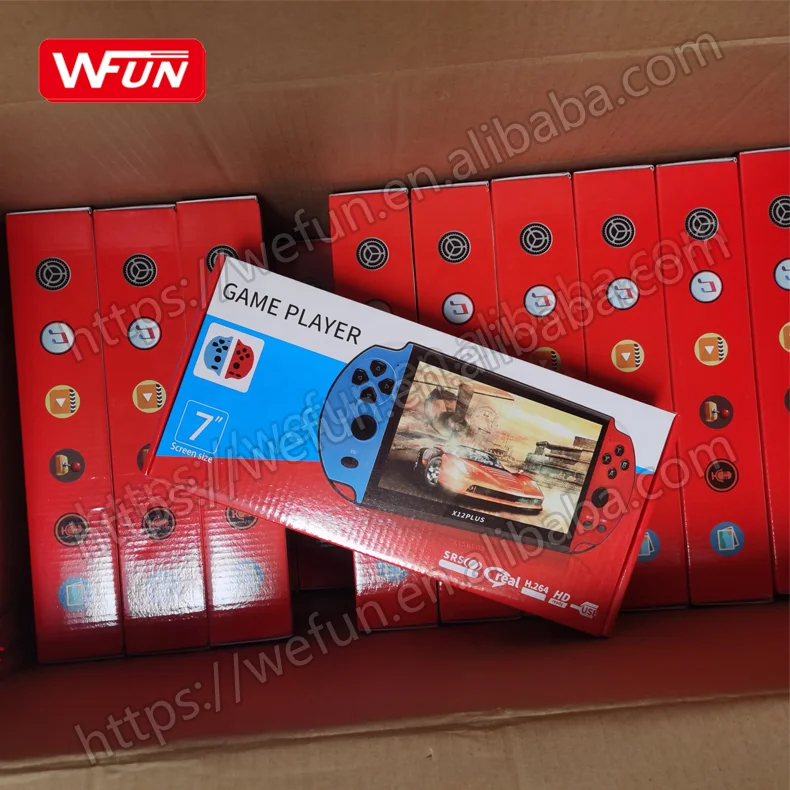 [10% off] X12 плюс 7 дюймов игровой консоли Портативный Ретро игровой консоли классический MP5 Ручной игровой плеер для детей игра X12 плюс