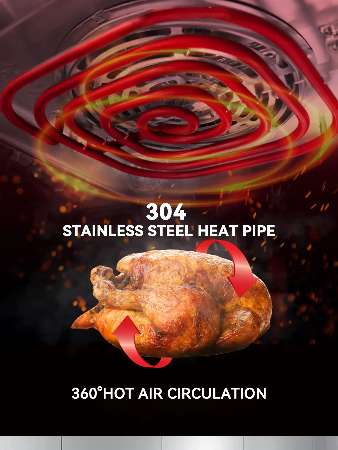 Air fryer oven  Digital Support Customized Service Hot Deep Fryer oven