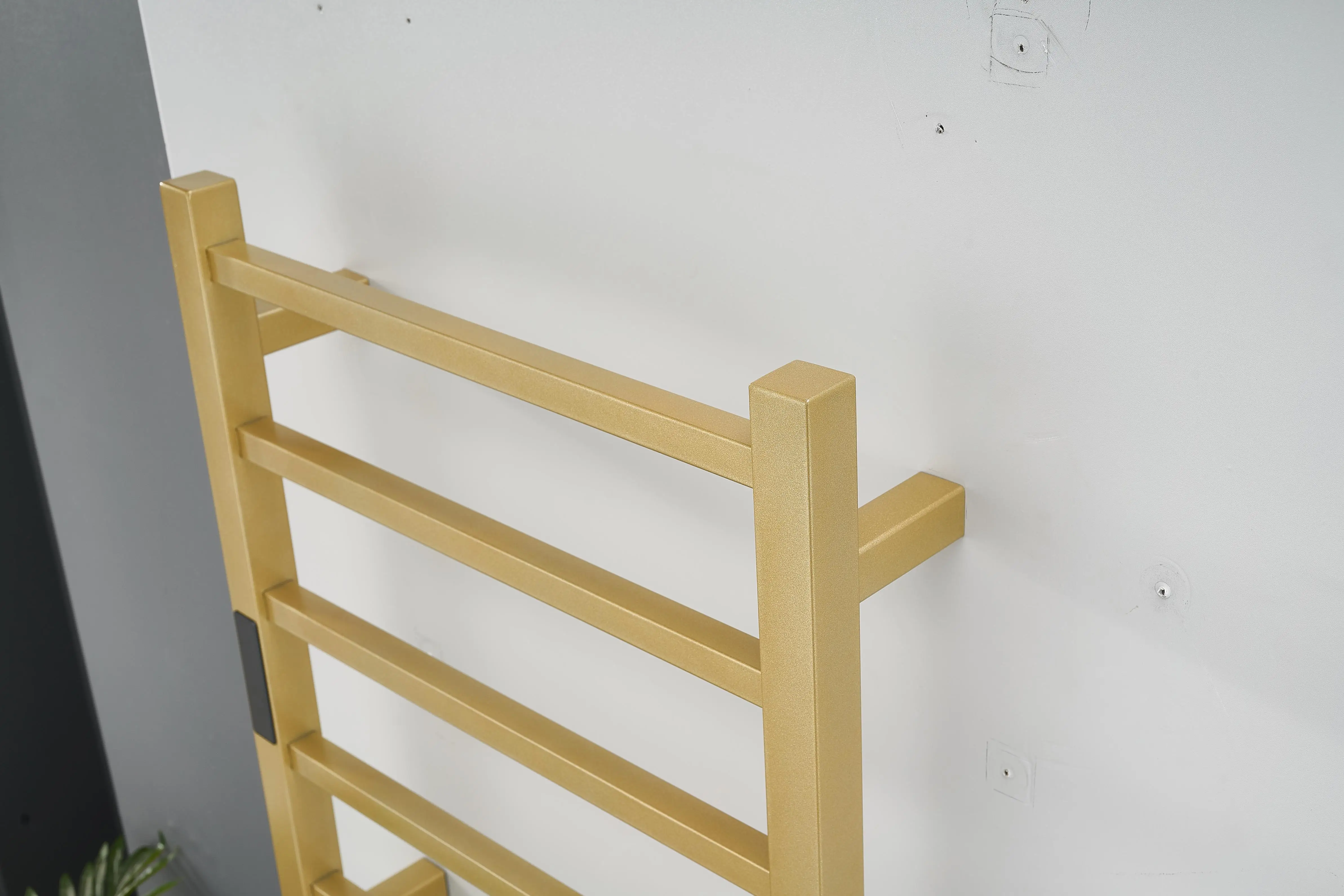 Hotel bathroom Stainless Steel 304 Electric Towel Warmer Gold Electric Heated Towel Rail