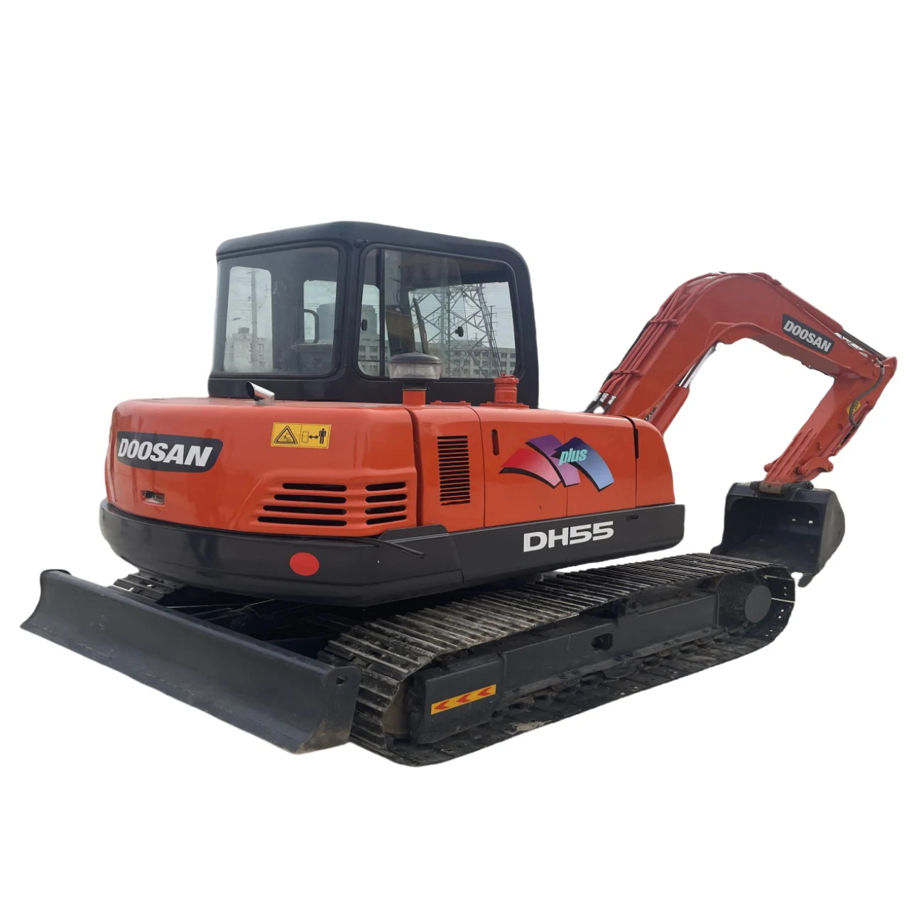 Используемый кореа doosan dh55 высококачественный оригинальный гусеничный экскаватор для строительства