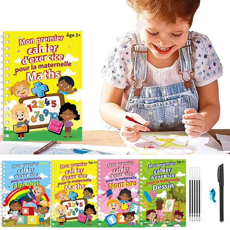 Foshan Eletree Enfant Apprentissage French Groovd Handwriting And Drawing Books For Children