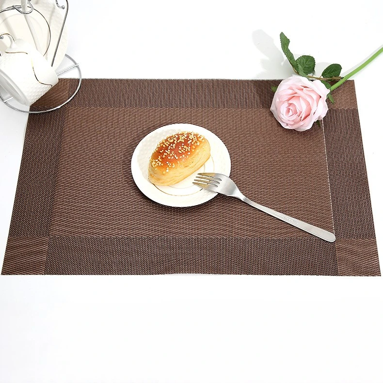 Wholesale Pvc Woven Placemats Heat Resistant Placemats For Dining Table