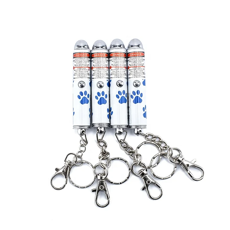 Paw Pattern Pet Training Light Interactive Cat Toy Laser