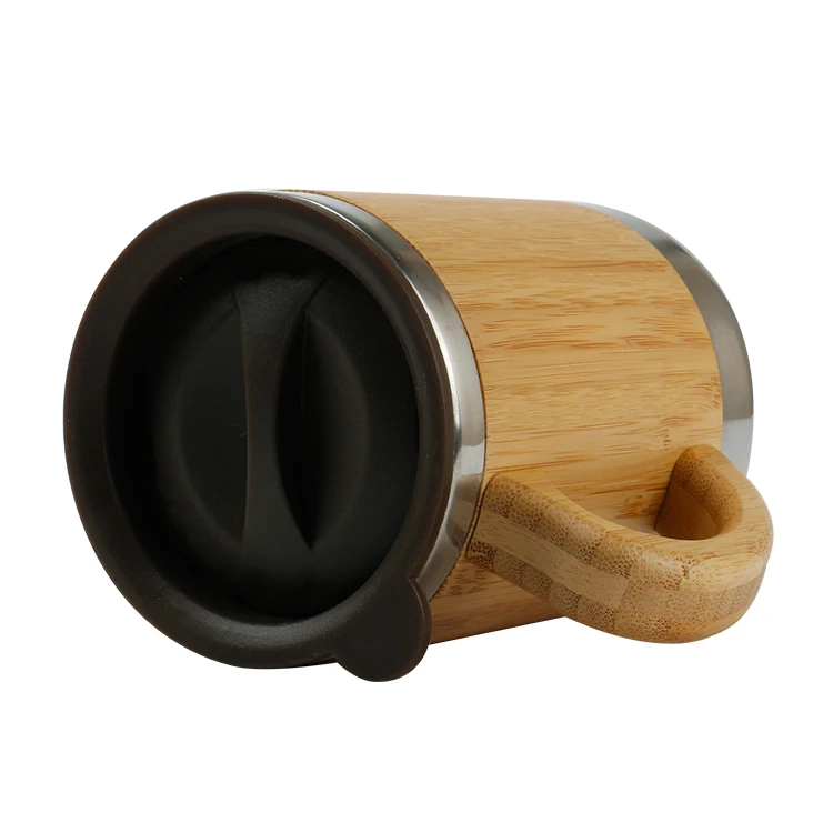 MIKENDA Stocked tea cup with bamboo drinking cup bottom coffee wood cups for sale