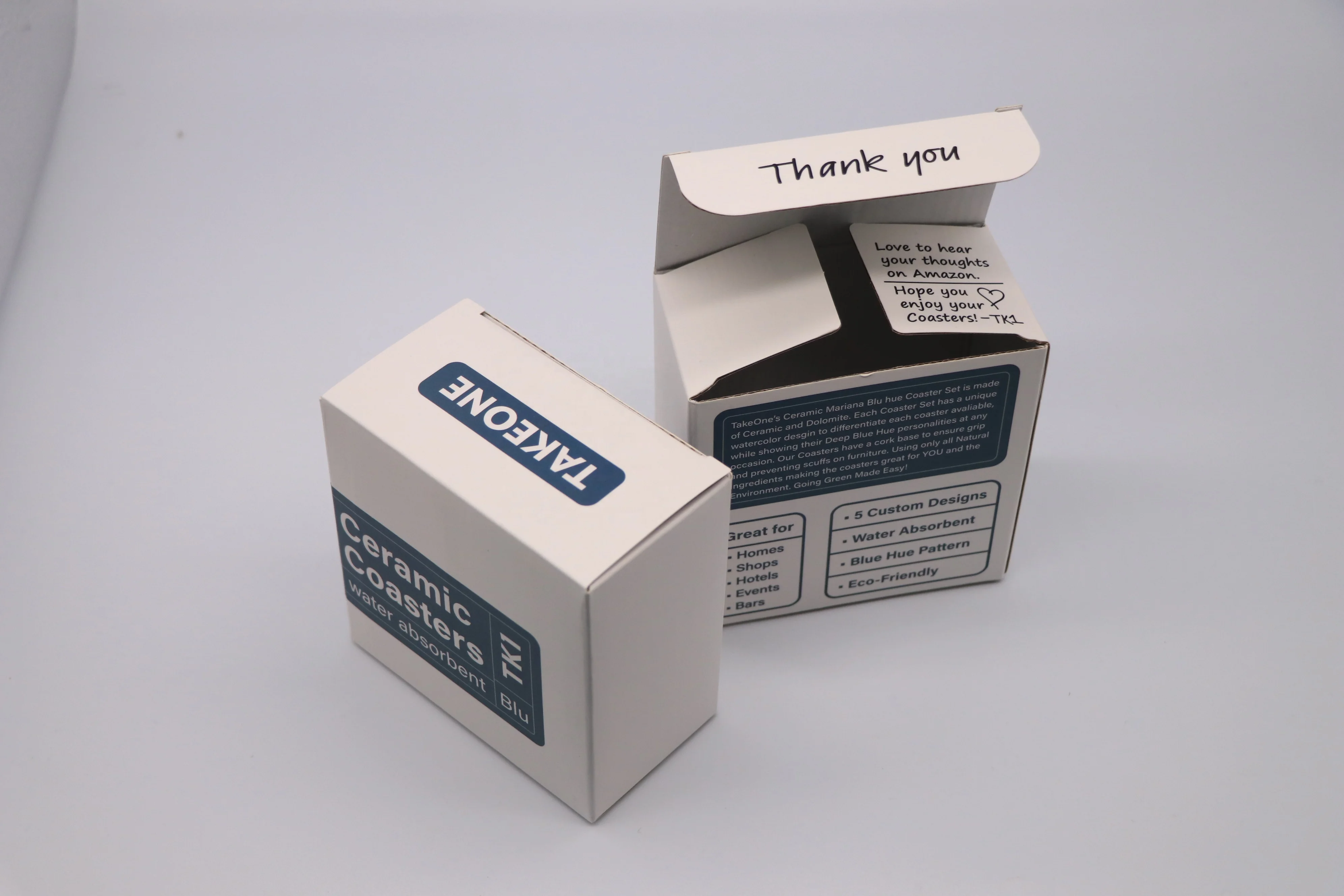 Factory Price Four Color Printing Over Matten Film Corrugated Paper Ceramic Cup Pad Packing Box