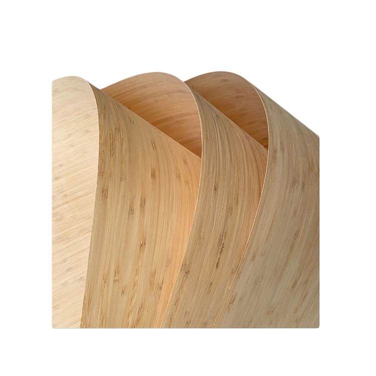 Прямая Заводская цена, натуральный шпон из твердой древесины, бамбуковый шпон moso с плоской формой и боковым давлением для необычной фанерной поверхности