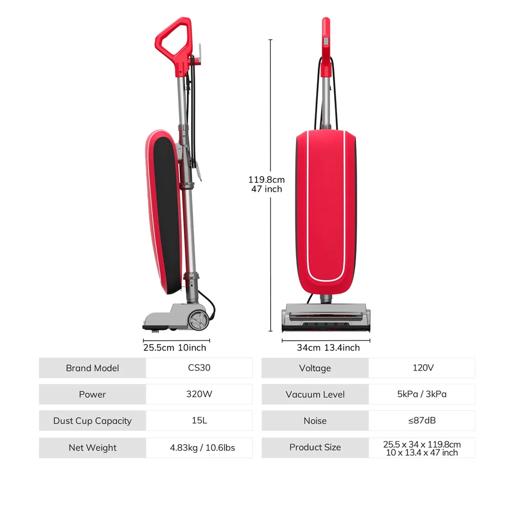 Factory Direct Sale Multi-Functional Powerful Advanced Customizable High-Capacity Bagged Vacuum Cleaner