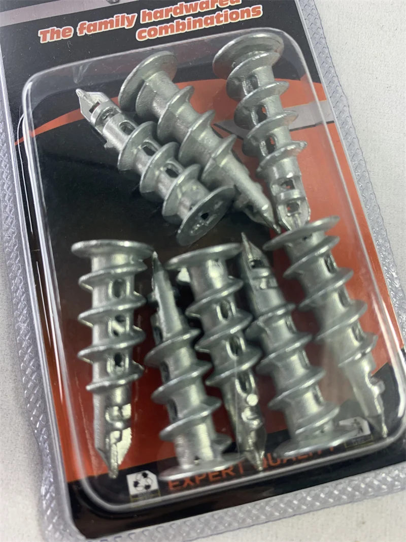 New Listing Zinc Alloy Tower Expansion Heavy Duty Self-drilling Anchor Bolts Screw For Drywall With Screws Kit