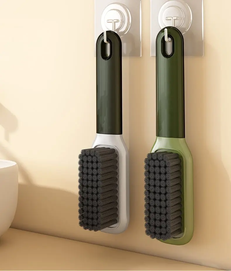 Custom Ergonomic Design Plastic Handle Cleaning Brush for Shoes Clothing and Carpet Cleaning Direct from Factory