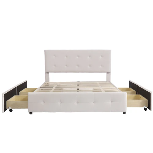 Doll style bed with drawer  full bedroom furniture wooden furniture modern single elegant luxury pretty containable