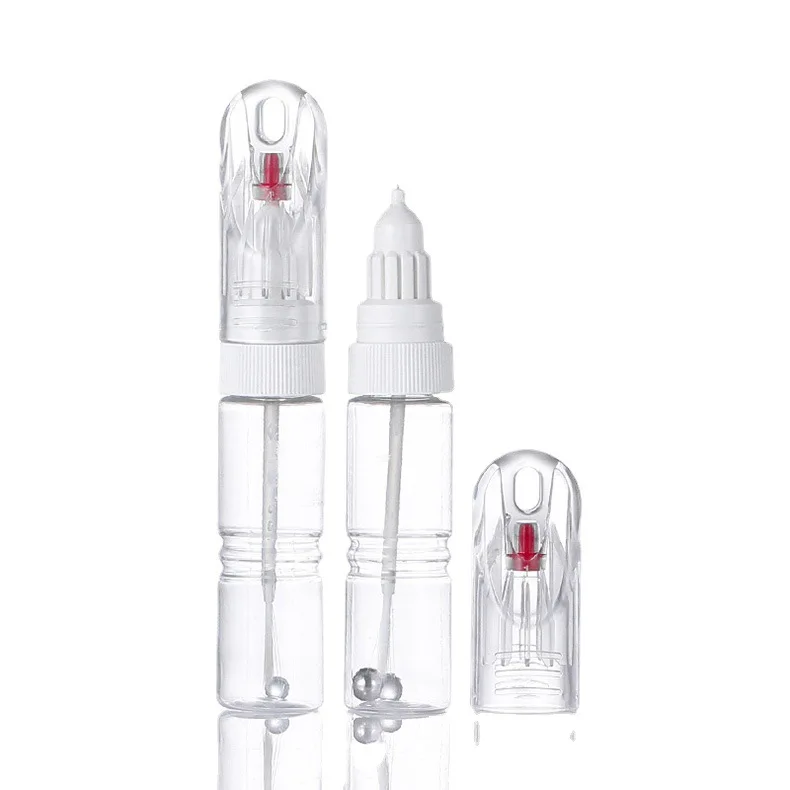 High Quality 20ml 2 in 1 Paint Touch Up Applicator Pens Bottle Precision Fine Tip Writer Pen Detail Brush