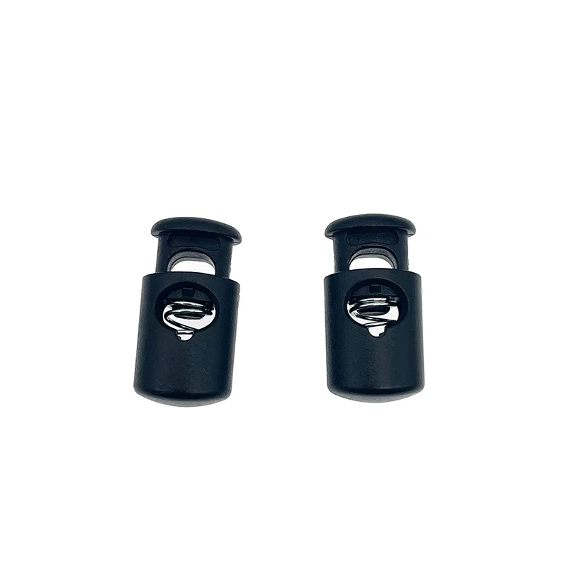 Popular Garment Drawstring Toggle Cord Spring Fasteners Plastic Cord End Lock Stopper for Lanyard