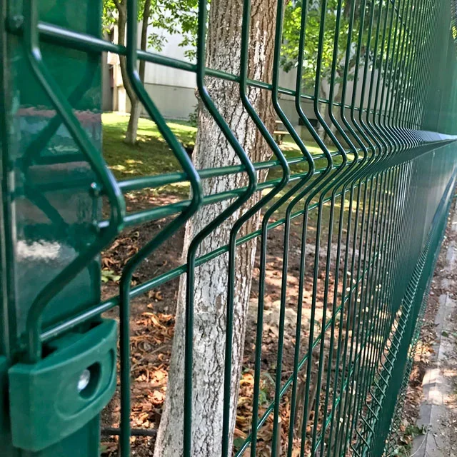 3D Bending Curved Welded Security Wire Mesh Fencing Outdoor Jardin Panel Fence for Garden Buildings & Commercial Spaces