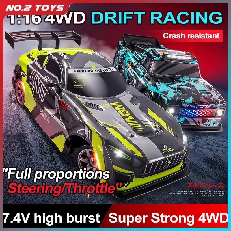 1 /16 ШКАЛА Juguete 2 4g 4WD высокоскоростные дорожные транспортные средства RTR режим дистанционного управления RC Дрифтер автомобиль 4x4 для продажи