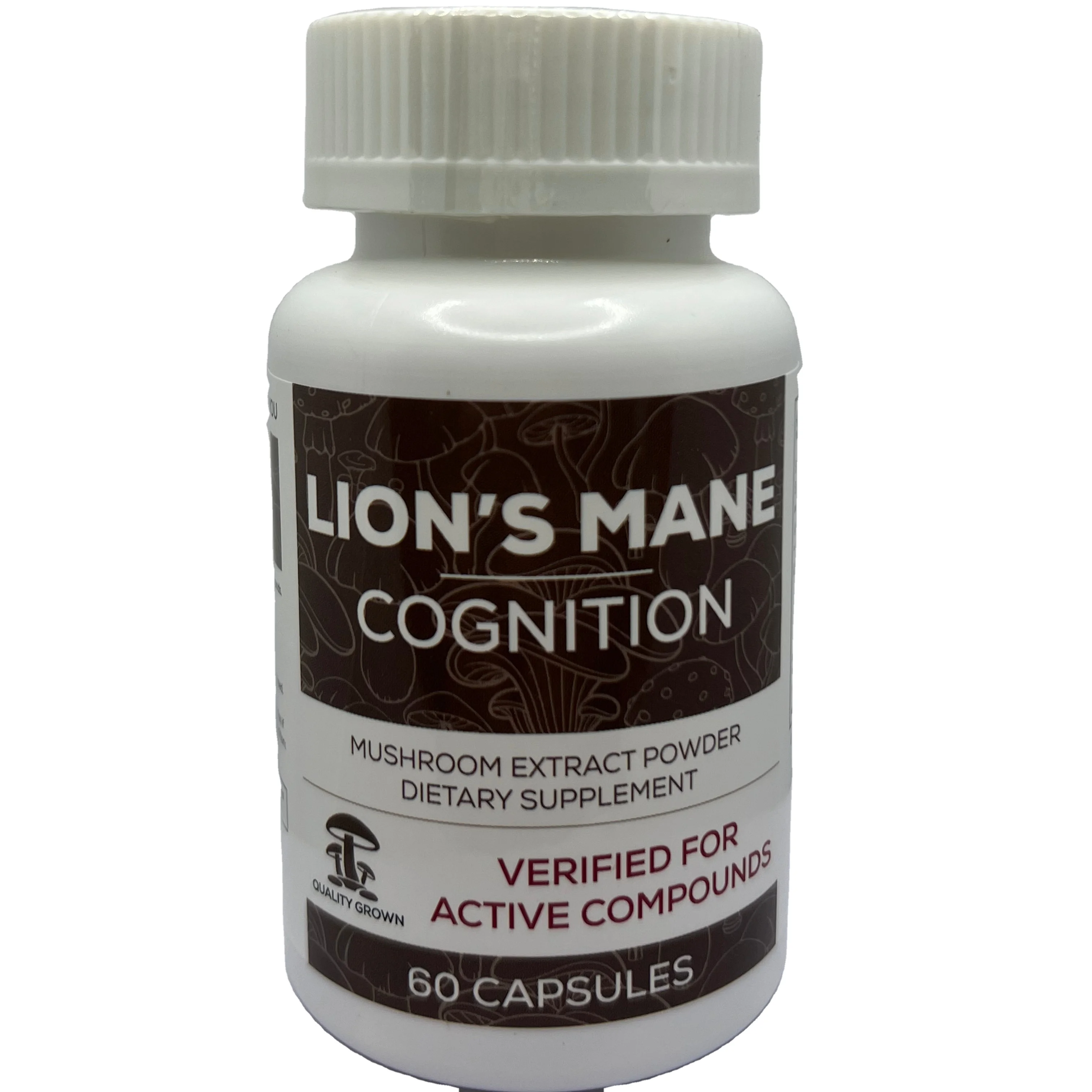 Mushroom capsules with 500 mg Concentrated Blend Superior Nootropic & Mood Support Immunity & Metabolism Booster