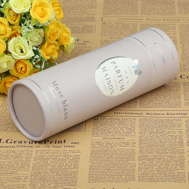 Round Kraft Paper Tube Packaging Wholesale For Tea Biodegradable Cardboard Paper Tube