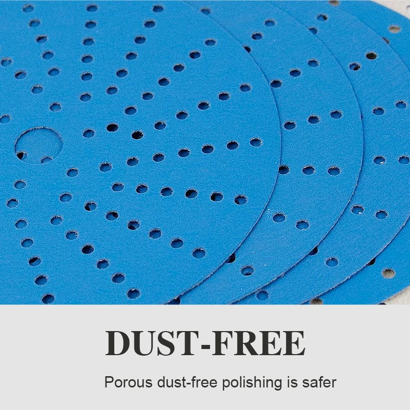 High Quality Blue Sandpaper Hook And Loop Sander Paper Girt P400 P800 P1200 P2000  For Abrasive Tool