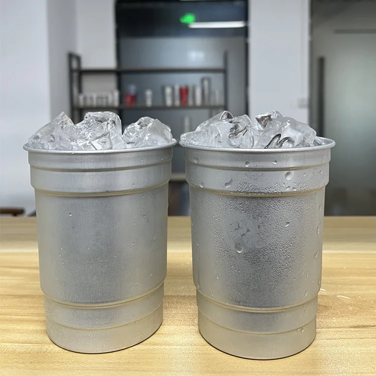 Wholesale Stadium Sport Events Commercial Promotion Recyclable Portable Disposable Aluminum 16 Oz Cup Vietnam