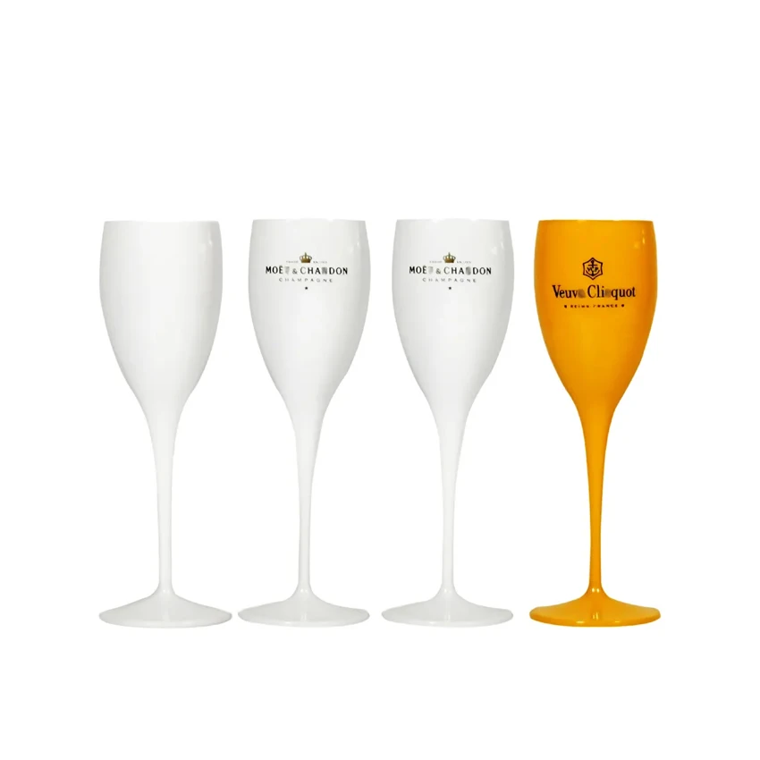 VGEET Creative plastic wine glass wholesale custom plastic champagne flutes